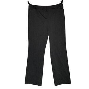 George Average Classic Charcoal Gray Heather Dress Pants Size 14 Belt Loops